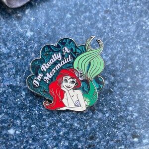 Disney Little Mermaid pin- Red and Green